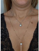 Collar Utopia Mujer PERLAGE in Oro blanco Perla 11.16 Ct JPG1BB009 - JPG1BB009